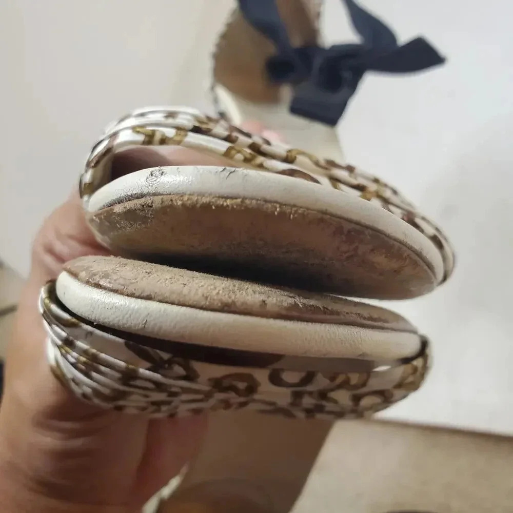 Gucci Cloth Sandal Size 6.5 - Picture 12 of 13